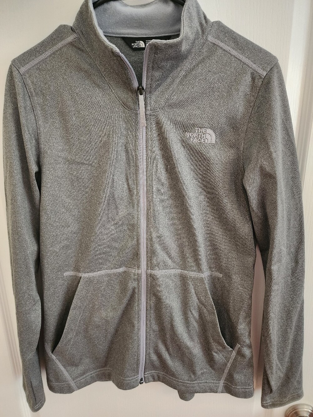 The North Face Canyonlands Full-Zip Jacket | Gray Heather Fleece Womens Medium
